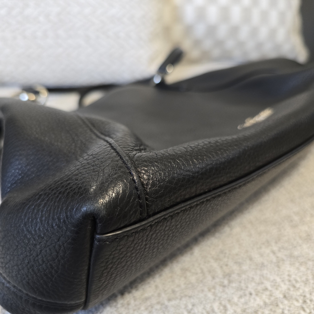♡ Kate Spade Black Leather Tote Bag EUC - Picture 11 of 11